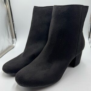 Rebel by Zigi Suede Ankle Booties Black 8